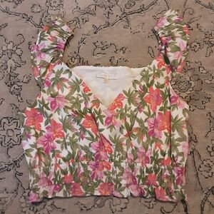 Wayf Floral Print Women's Top